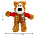 KONG Holiday26 Wild Knots SweaterBear Hundeleke Rød S/M