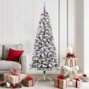  Kunstig sammensatt juletre med LED  stripelys 180 cm PVC