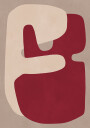 Red geometric shapes Plakat Plakat / 30x40cm