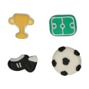 Funcakes Spiselig Kakepynt Fotballdekorasjoner Pk/8 