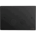 Lavabo Luna Betjeningsplate, Matt Sort