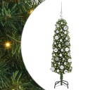  Kunstig juletre med 150 LED grønn 120 cm PVC og stål og plast