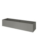 Biohort Plantebed 4x1 metallisk kvartsgrå