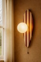 Torlic vegglampe 10 cm - Beige, Hvit, Rød
