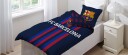 Licens FC Barcelona sengetøy   100 % bomull   Barnesengetøy 140x200 cm   Fotballsengetøy