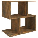 vidaXL Nattbord røkt eik 50x30x51,5 cm konstruert tre