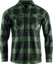 Aclima Men's ReBorn Woolshirt Check Dark Grey/Green Check Dark Grey / Green M