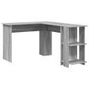  Grå Hjørneskrivebord Grå Sonoma MDF Standard Grå Hjørneskrivebord