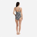 Panos Emporio Simi Zebra Swimsuit - Offwhite-Black Hvit 36