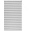  Vindu Persienne med gardiner Manual sølv Aluminium