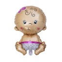 Folie Ballong 80 cm - Baby Jente