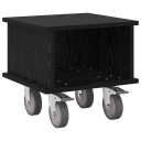  TV benk Svart Eik 37 x 35 x 35 cm Konstruert tre