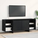  TV benk Svart 120 x 30 x 40,5 cm Konstruert tre