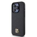 DKNY Mobildeksel i Lær til iPhone 15 Pro med MagSafe - Svart