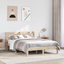 Sengeramme med hodegavl 150x200 cm heltre furu 3306790