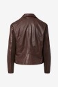 YAS   Skinn jakke yasSophie Leather Jacket   Rød