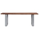  Sofabord med livlige kanter 115x60x40 cm heltre akasie 8719883550107
