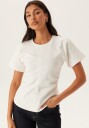 ONLY Onlmarie S/S Ruching Top Jrs Noos White XS
