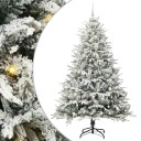  Kunstig forhåndsbelyst juletre med kule sett grønn 240 cm