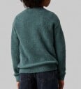 Calvin Klein Genser   Boucle Crewneck   Strikk   North Atlantic   Calvin Klein   8 år 128   Genser   Grønn