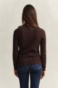 GANT Stretch Cotton Cable Cardigan - Beige - XS