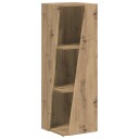 vidaXL Sidehylle Artisan Eik 33 x 32 x 100,5 cm Konstruert tre