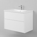 INR Iconic Nordic Rooms Grand Solid Servantskap 2 Skuffer H570xd450mm Premium White / 100cm