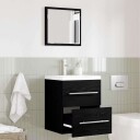  Baderomsskap med skuff 41 x 38.5 x 48 cm Konstruert tre