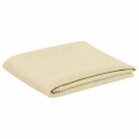 vidaXL Bordduk Oval Kremhvit 130 x 180 cm