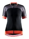 Craft Block Jersey Women Sort/Oransj
