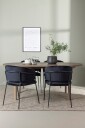 Venture Home   Spisegruppe Andy med stolene Selma   Svart