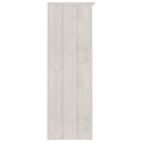 vidaXL Skjenketopp HAMAR hvit 85x35x100 cm heltre furu