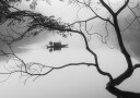 Lone Boatman Mist Plakat / 21x30