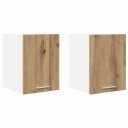  Hengende skap Riga 2 pcs Artisan eik og hvit 30 x 31 x 40 cm