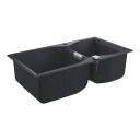 Grohe K700 kjøkkenvask 90x50 cm, sort