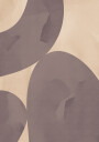 Muted Balance Abstract Shapes Plakat Plakat / 40x50cm