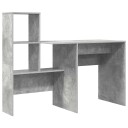  Skrivebord Betonggrå 131.5 x 50 x 106.5 cm Konstruert tre