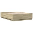  Sengeramme sonoma eik 135x190 cm konstruert tre 8721012274747