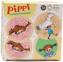 Pippi Langstrømpe Memospill i Tre - Klassisk Barnespill for Barn fra 2 år