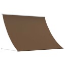 vidaXL Markise Gråbrun 400 x 150 cm 180 g / m² Polyester med PU belegg
