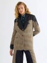 Wrangler Houndstooth Blazer   Beige   XS x 00