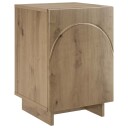 vidaXL Nattbordskap Artisan eik 33,5 x 34,5 x 50 cm Konstruert tre