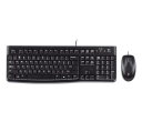 Logitech MK120 Full størrelse USB Tastatur og Mussett Italiensk med Sikkerhetsfunksjoner
