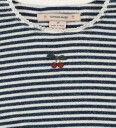 Konges Sløjd Kjole   Roli   Stripe Formørkelse m. Glitter   Konges Sløjd   7 8 år (122 128)   Kjole Hvit Marineblå