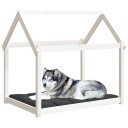 Vidaxl Hundeseng Hvit 111X80X100 cm Heltre Furu