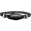 XX-DreamsToys SToys Skinn Munn Knebel      - Svart
