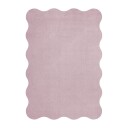 Layered Scallop ullteppe 180 x 270 cm Pink lavender