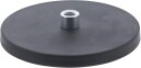 Format Neodymmagnet 88mm, 420n, Med M8-Gänga, Gummi