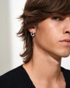Tom Wood Jewellery Dean Hoops Øredobber Sølv