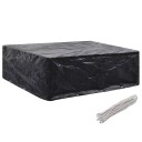 vidaXL Hagemøbeltrekk 2 stk 8 maljer 250x210x90 cm
